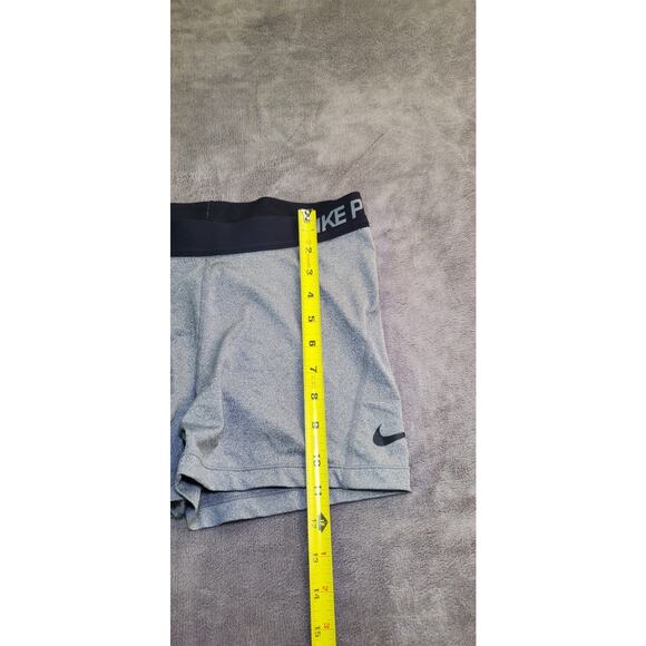 Nike Womens Size L Pro Compression Athletic Shorts in Gray Gym Activewear C25 - Picture 2 of 9